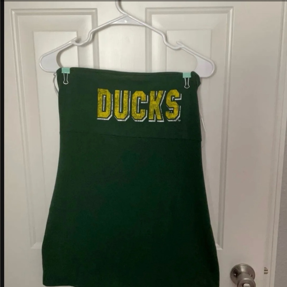 Green Women's Top with Yellow Accents